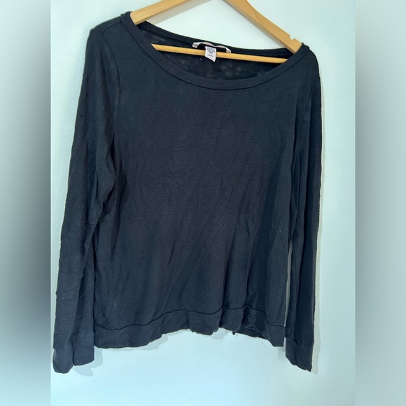 Victoria's Secret Tops - Victoria's Secret Charcoal Long Sleeve Tee